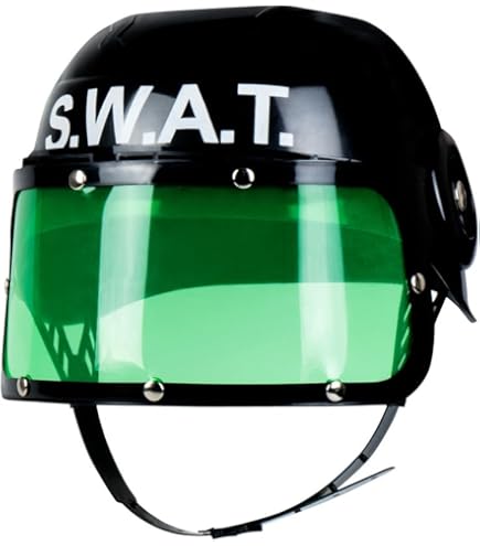 Zwarte SWAT team politie agent verkleed pet / cap voor kinderen voor kerst bestellen, Kerst