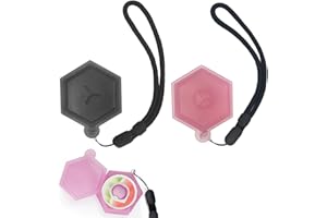 PYEUIFT 2 Pezzi Scatola di Immagazzinaggio per Pod Air Up, Casetta Portatile per Capsule Aromatizzate, Senza BPA, Rosa e Nero, per l'Uso Quotidiano e Viaggio