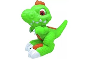 JAYOGLA Chad Valley Trevor Talk Back Dino Movable Arms, Light Up yes And Talk Back Function Plays Different Sounds, JY9760, Green
