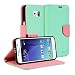 Produktbild GMYLE 100112 5.1 "Handyschutztasche grün, pink – Handys (Tasche, Geldbörse, Samsung Galaxy S6 Hüllen, 12,9 cm (5.1), grün, pink)
