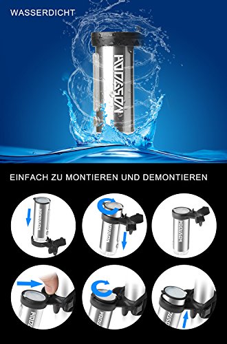 HODGSON Fahrrad Rücklicht USB Wiederaufladbares Rücklicht für Radfahren, Spritzwassergeschützt, Superhelle Rückleuchte, Sichere Taschenlampe Für Radfahren - 5