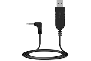 LANMU EU Ladekabel kompatibel mit Remington MB320C, LANMU 5V auf 3,2V Ersatzkabel Kabel Ersatzteile kompatibel mit Remington MB320/ MB42C/ MB310C Barttrimmer (ohne Netzteil)