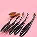 Covermason 5PC/Set Pro Brush Toothbrush Style Eyebrow Foundation Eyeliner Makeup Brushes Cosmetic Tool