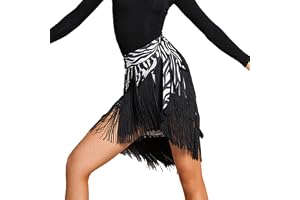 ZBH1985 Danskjolar för kvinnor ballroom latin dansklänning snörning kjol tango danskjol förkläde tofs kjol dans övning presta