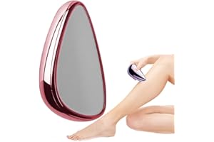 COMBLU Magische Haarentfernung, Kristall Haarradierer, Tragbarer Schmerzloser Haar-Epilierer Ergonomisches Design Haarentferner Seidig Glatt Bein Arm Rücken Haarentfernung Werkzeug für Frauen Herren (Rosa)
