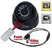 ZVision CCTV Dome 24 IR Night Vision Camera DVR with Memory Card Slot Recording (BNC) RS.1125.00
