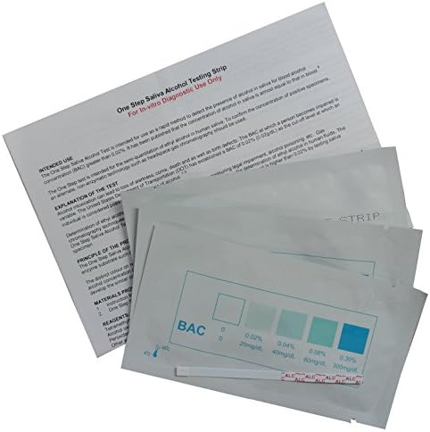 10 x Simple Home Saliva Alcohol Tests - More Options Available