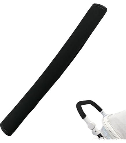 BABYDOME Pack Handlebar Covers Compatible with Bugaboo Cameleon 3 (2013-2018) Cameleon 3 Plus (2018-2021). Handmade in Spain in Leatherette. Resistant to Sun and wear. Colour: Black Baby Products