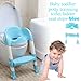 Gotobuy- Baby Toddler Potty Training Toilet Ladder Seat Steps Assistant Potty For Toddler Child Toilet Trainer (Blue)