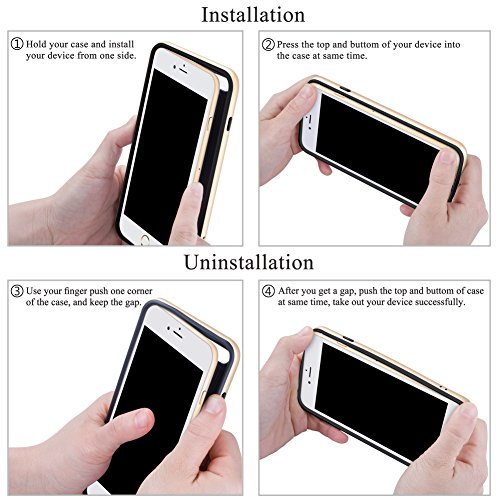 iPhone 7 Plus caso la armadura prima Doble capa paragol pes Marco duro de la PC TPU interior fibra de carbono recubierta con una excelente antideslizante y la cubierta a prueba de golpes caso para el iPhone 7 plus- Negro reviews iPhone 7 Plus caso la armadura prima Doble capa paragol pes Marco duro de la PC TPU interior fibra de carbono recubierta con una excelente antideslizante y la cubierta a prueba de golpes caso para el iPhone 7 plus- Negro