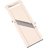 Benriner Pressioneller Japon SUPER Mandolin Sebze Rendesi 95 mm Kesme Genişliği 3 Farklı Değiştirilebilir Bı&ccedil;ak Ağzı Paslanma