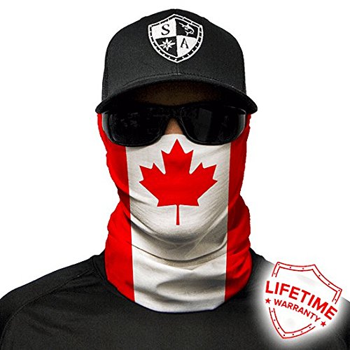 SA Company Canadian Canada Face Shield/Loop  Multi-Functional SPF Outdoor Activity Face Mask - Main Image