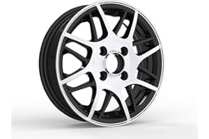 UNITRAILER Llanta de Aluminio para Remolque 13 Pulgadas 4x100