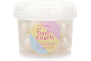 Isabelle Laurier - Set mit 8 Badeperlen für Kinder und Erwachsene – Badezusatzstoffe 97% natürliche Inhaltsstoffe – Kokosnussduft