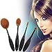 Ularma 4Pcs/Set Toothbrush Shape Eyebrow Makeup Foundation Brush Powder Brush Kits