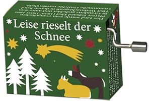 Fridolin Spieluhr Leise rieselt der Schnee Minidrehorgel Weihnachtslied