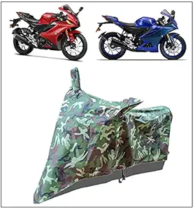 Willton- Yamaha R15 V4 Bike Cover with Water Resistant and Dust Proof Premium Polyester Fabric (Multi-Color)