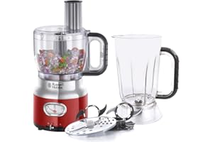 Russell Hobbs Desire Food Processor - 600W - Red - Blenders