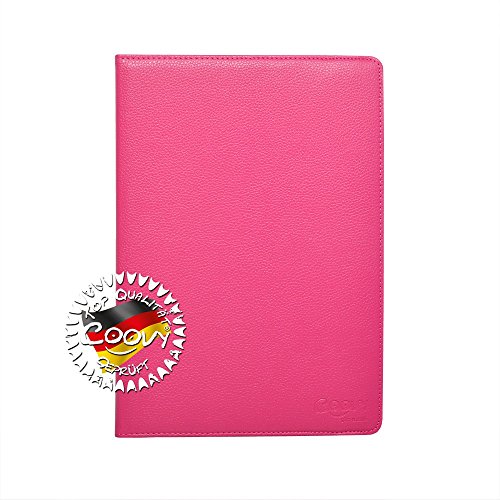 COOVY® 360° ROTATION COVER FÜR SAMSUNG GALAXY NOTE PRO 12.2 SM-P900 SM-P901 SM-P905 SMART HÜLLE TASCHE ETUI CASE SCHUTZ STÄNDER Farbe hotpink - 6
