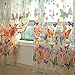 Produktbild Blumenschmetterlings Gardinen Gardine Voile Tulle Fenster Vorhang 100x200cm