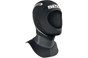 SEAC Unisex's Tekno Hood, Black