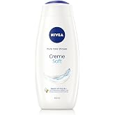 NIVEA Creme Soft Kremsi Dokunuş Banyo ve Duş Jeli 500 ml, Pro-Vitamin,Badem Yağı, Nemlendirme