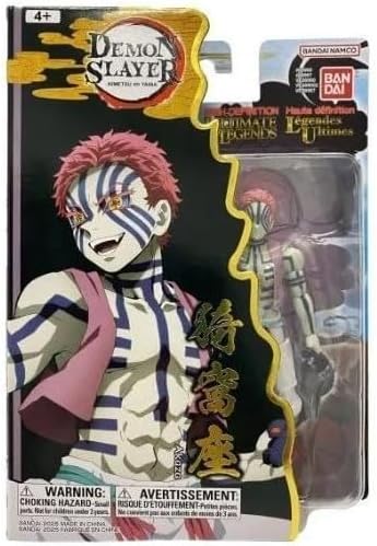 Bandai, 13 cm Demon Slayer Akaza Figür - Ultimate Legends HD Serisi, Ultimate Legends HD