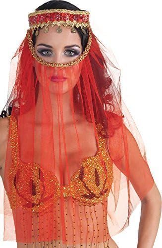 Adult Fancy Dress Party Clubwear Accessory Arabian Dancer Ladies Harem Headpiece