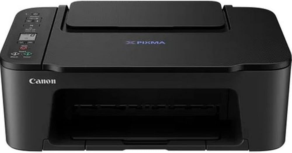Canon Pixma E3440 Renkli Inkjet Yazıcı, Fotokopi ve Tarama Makinesi, Wifi, Siyah, 435 x 327 x 145 mm