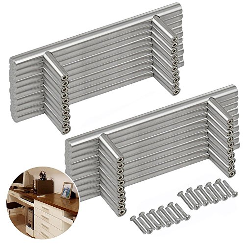 Yaheetech 20x Edelstahl Handgriffe Stangengriffe Relinggriffe Bohrlochabst Möbelgriffe 96mm Yaheetech 20x Edelstahl Handgriffe Stangengriffe Relinggriffe Bohrlochabst Möbelgriffe 96mm