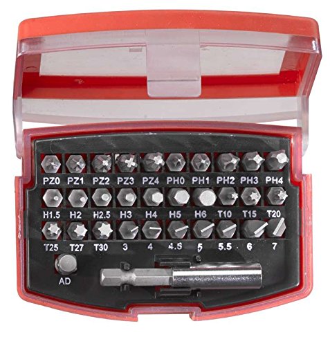 kwb Werkzeugkoffer 370780 (129-teiliger Inhalt, ideal für den ambitionierten Hausgebrauch, im stabilen Alukoffer) - 18