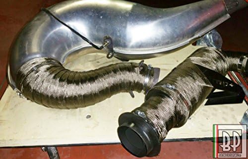 5 Meters Bandage Exhaust Manifolds Tubes, Car, Motorbike Thermal 100% made in Italy Aerospace Technology, 50 mm Diameter
