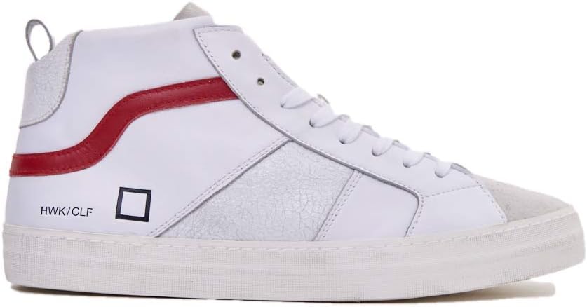D.A.T.E. Hawk Calf M/Bianco/Rosso