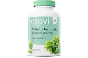 Osavi Tribulus Terrestris 200 mg – 180 Vegan Capsules| Containing Tribulus Terrestris Fruit Extract | Rich in Saponins