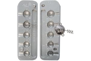 MOULES ALCIUMPECHE Moule A PLOMBS TETES PLOMBEES A Visser 8-10-12-15-18GRS A0 MOU189