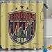Produktbild Randell Bathroom Shower Curtain New York Freedom Fashion Waterproof Fabric Shower Curtain 60(W) X 72(L) Inches for Men Women Kids