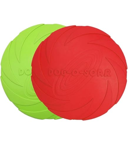 FOSDICK 4er Set Plüsch-Frisbees Für Hunde - Mit Glocke & Quietschfunktion