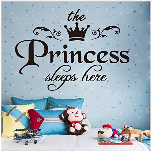 Preisvergleich Produktbild Ccfqiangtie Schlafendes Baby Mädchen Mädchen Angebot Tapete Kunst Zimmer Abnehmbare Abziehbilder Diy Schlafzimmer Kinder Kreative Wandaufkleber 50 * 35 Cm