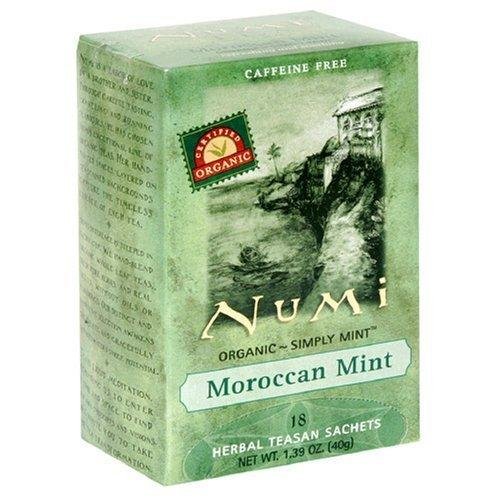 Numi Tea Moraccan Mint Teasans Refreshing and Soothing Herbal Tea - 18 Bags