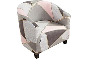 POIUYT Funda De Sillón de Bañera, Tub Chair Sillón Chesterfield Elasticas Funda de Sofá, Fundas Protector de Butaca Elegante para Dormitorio, Recepción, Contador (Color : #24, Size : 1 Piece)