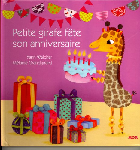 Petite girafe fête son anniverssaire
