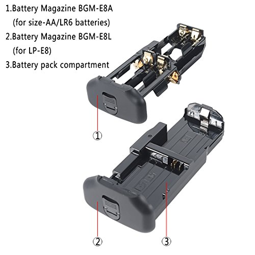 DSTE Multi-Puissance Vertical Batterie Poign e Titulaire pour Canon EOS 550D 600D SLR Digital Cam ra comme BG-E8 avec 2-pack LP-E8 reviews DSTE Multi-Puissance Vertical Batterie Poign e Titulaire pour Canon EOS 550D 600D SLR Digital Cam ra comme BG-E8 avec 2-pack LP-E8