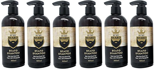 X6 por mi beard- barba Champú Lavado de aseo para hombre bigote cuidado facial Hair
