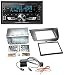 Produktbild caraudio24 Kenwood DPX-M3100BT 2DIN AUX MP3 Bluetooth USB Autoradio für Seat Leon (2005-2009) Silber