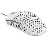 SPC Gear LIX Onyx White Ultra Light RGB Gaming Mouse (PMW3325)