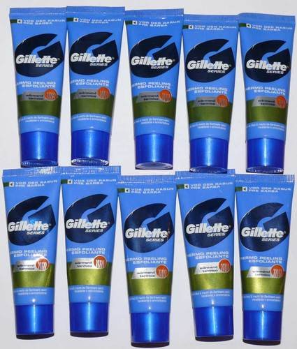 Gillette Men's Pre Shave Thermal Face Scrub 23ml Travel Size (Pack of 25)