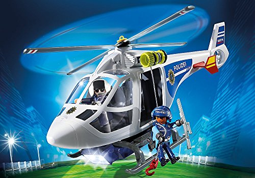 PLAYMOBIL® City Action 8 pcs. Set 6872 6873 6874 6875 6876 6877 6878 6879 Police Command Center with Prison + Police Car + Helicopter + Mounted Police + Patrol-Policebike + Policewoman + Road Block + Robber-Quad