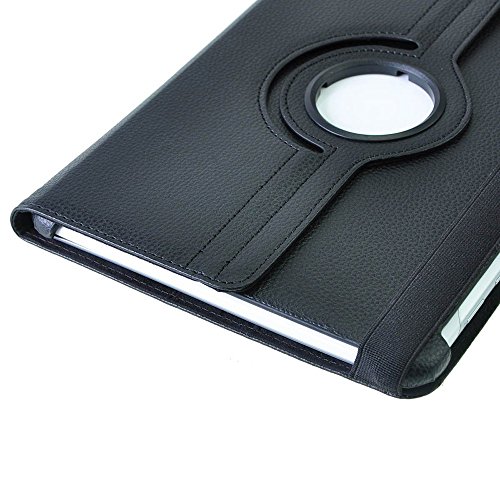 COOVY® 360° ROTATION COVER FÜR SAMSUNG GALAXY TAB 10.1 N GT-P7500 GT-P7501 GT-P7510 GT-P7511, TAB 2 10.1 GT-P5100 GT-P5110 SMART HÜLLE TASCHE ETUI CASE SCHUTZ STÄNDER Farbe schwarz - 6