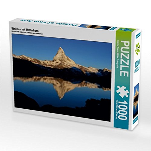 Preisvergleich Produktbild Stellisee mit Matterhorn 1000 Teile Puzzle quer
