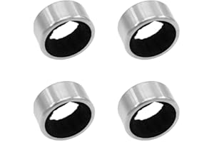 BESTonZON 4 Stück Weinring, Edelstahl, Weinzubehör, Zubehör für Haus und Restaurant